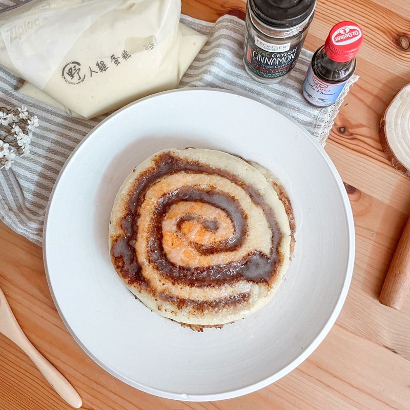 【影片】🥞肉桂捲鬆餅(平底鍋版本)