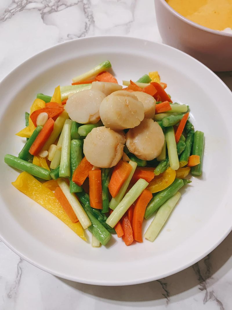 干貝炒蘆筍