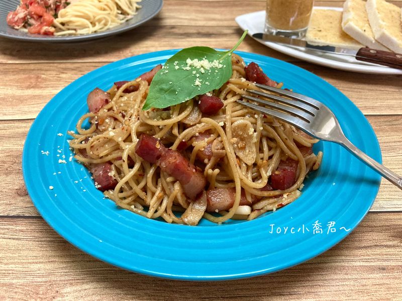 厚培根大蒜辣味義大利麵