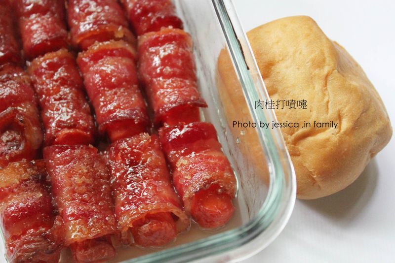 【Take a bread!創意三明治、麵包早餐】美式蜜糖培根熱狗