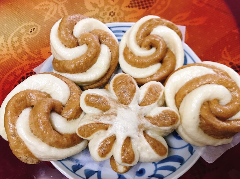 雙色饅頭