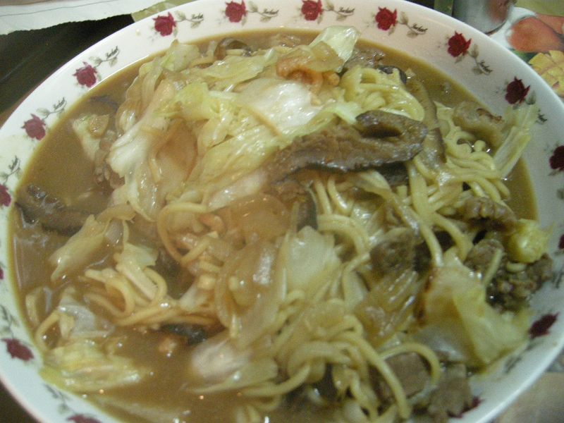 家常沙茶炒麵