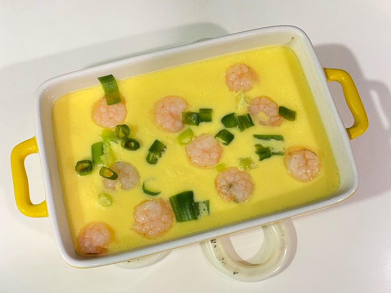 豆腐蒸蛋