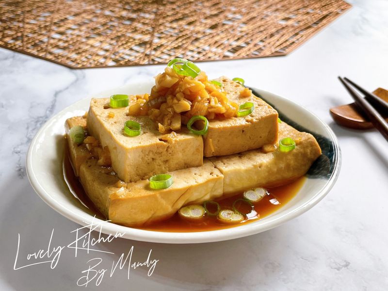 蒜蓉蒸鹽滷豆腐