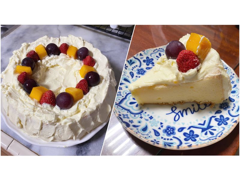 生日蛋糕(奶油戚風蛋糕)