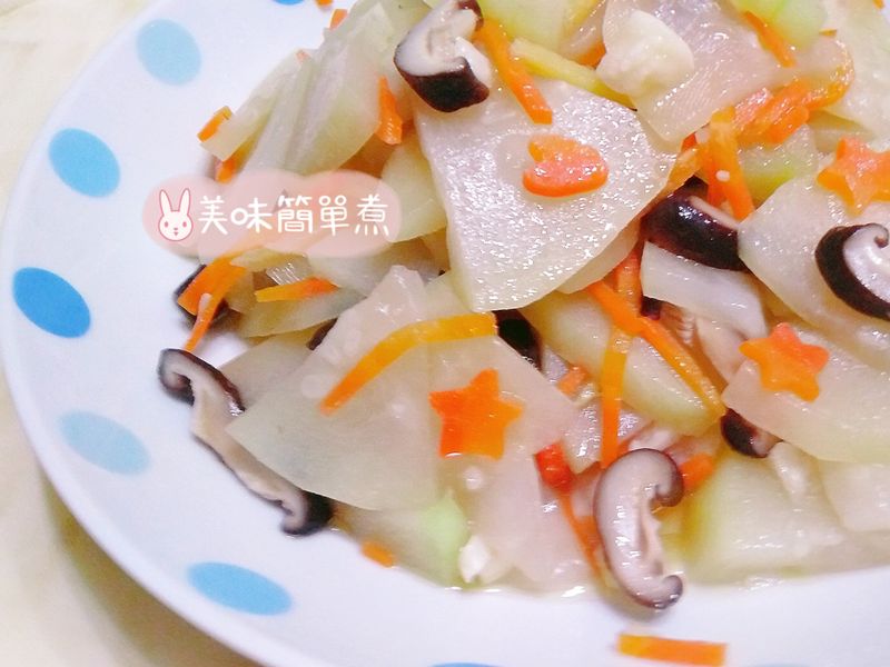 瓠瓜炒香菇