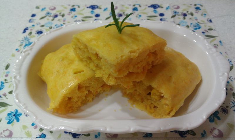 【Take a bread!創意三明治、麵包早餐】黃金玉米起司鬆糕