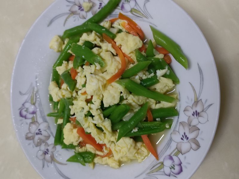 四季豆炒蛋