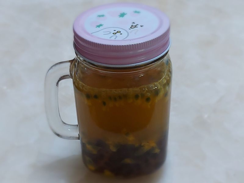 百香果蜂蜜珍珠綠茶