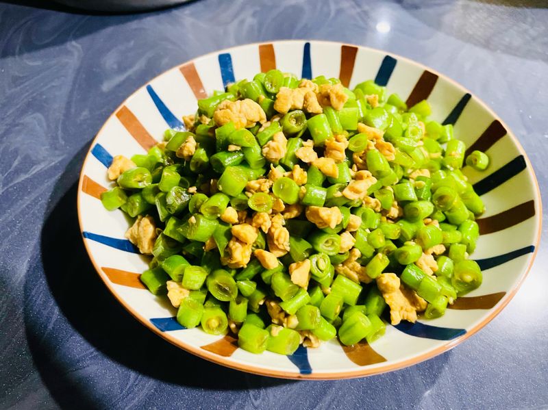四季豆雞丁
