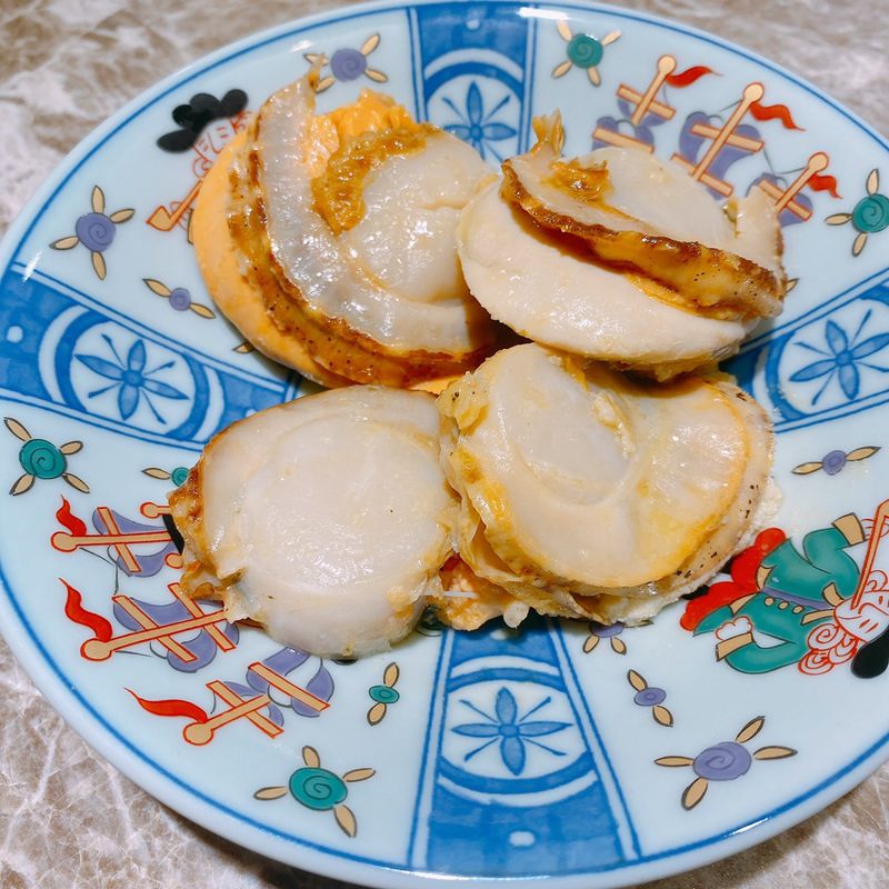 奶油煎干貝