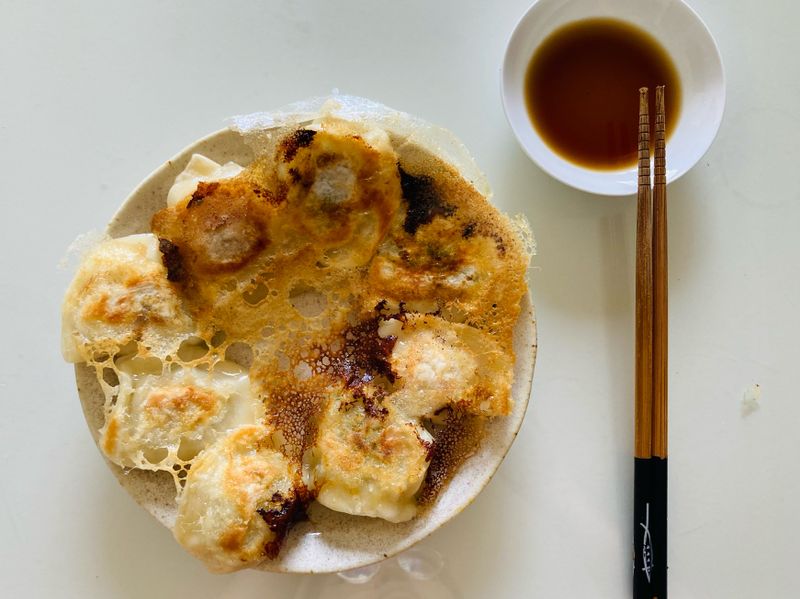 冰花煎餃