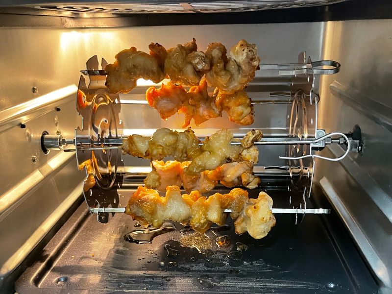豆乳雞(氣炸烤箱)內有普通烤盤設定