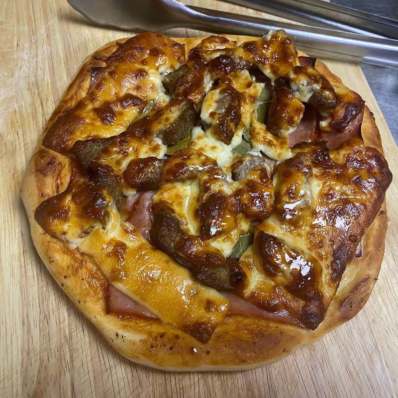 牛肉火腿起士pizza(氣炸鍋)