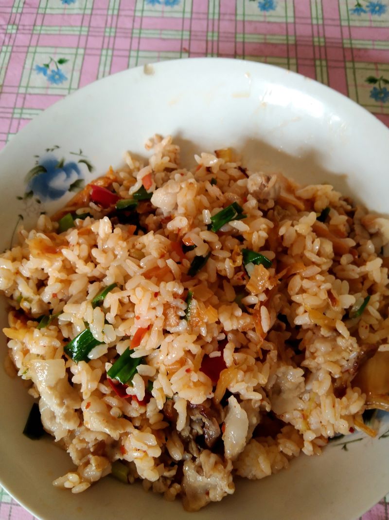 泡菜豬肉炒飯