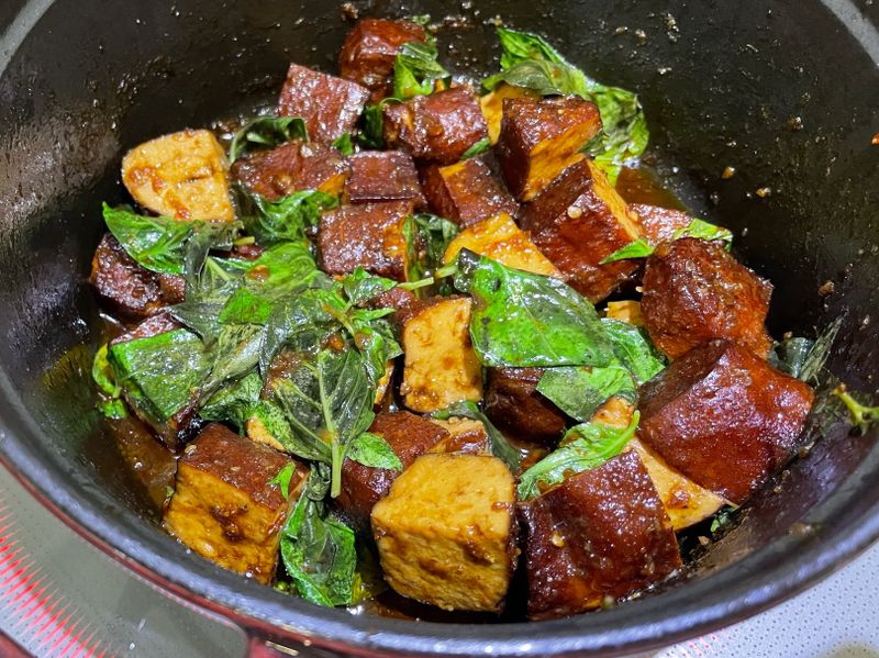 塔香沙茶豆乾