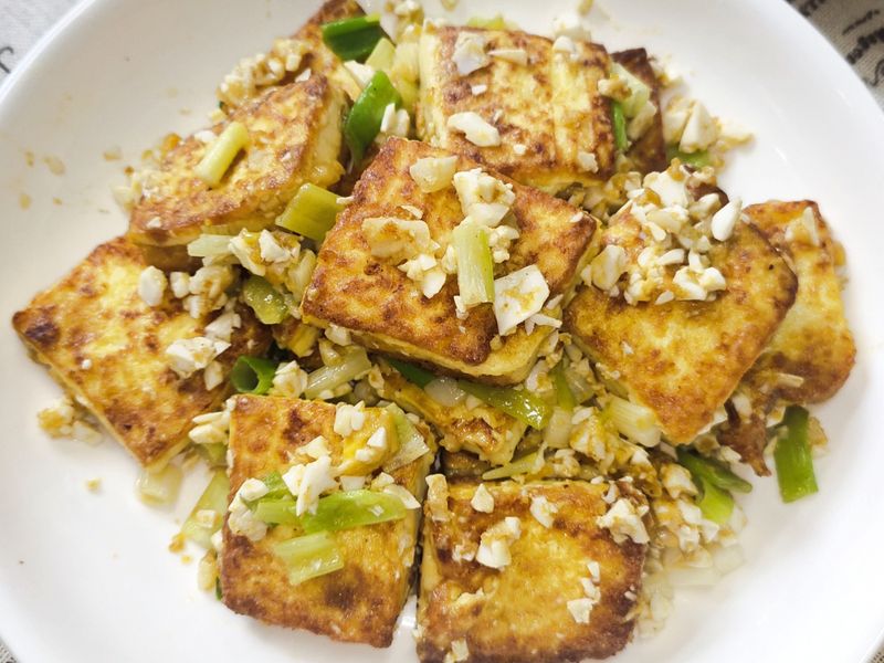 鹹香金沙豆腐