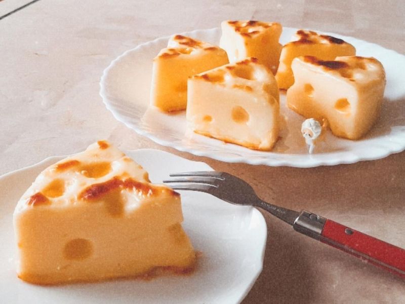 傑利鼠的起司🧀
烤起司牛奶糕(免模具)