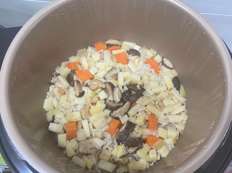 竹筍炊飯（飛利浦萬用鍋）