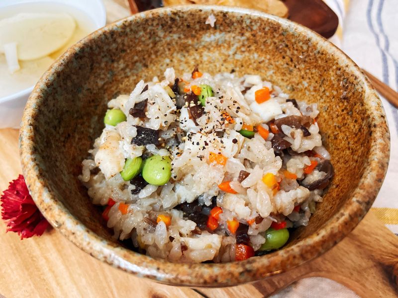 鮮魚炊飯