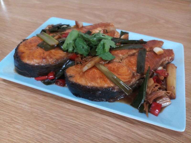 醬燒鮭魚