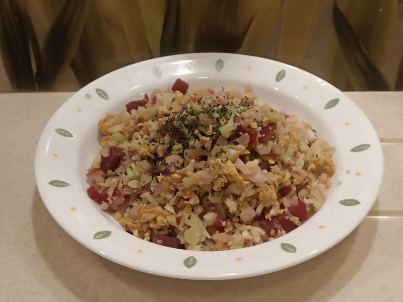 減脂增肌。。無肉偽炒飯(椰菜花)🥦