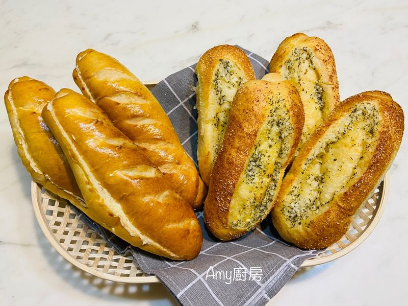 鹹甜奶油麵包雙拼