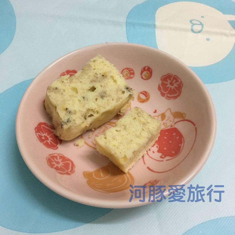 免打發,用鬆餅粉做無糖香蕉蛋糕