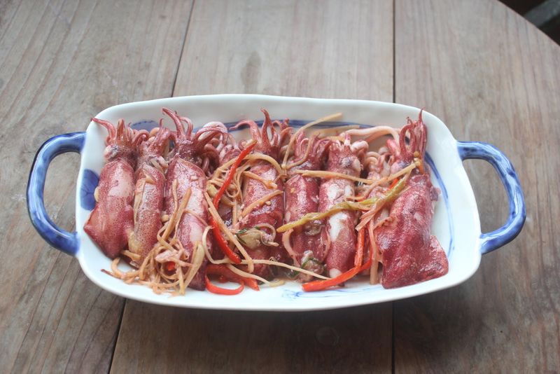 薑絲炒小卷