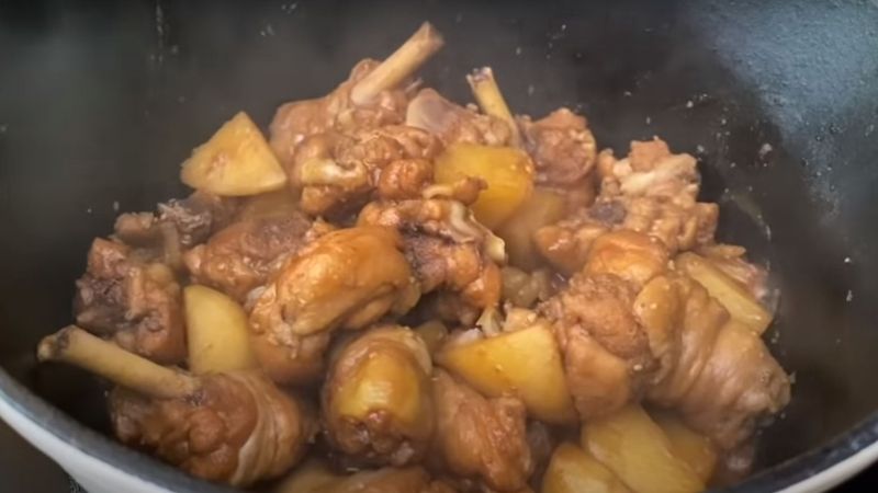 黃燜馬鈴薯雞腿(雞翅) 田園版