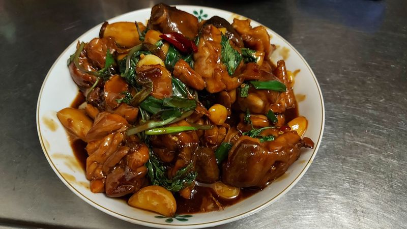 三杯杏鮑菇雞