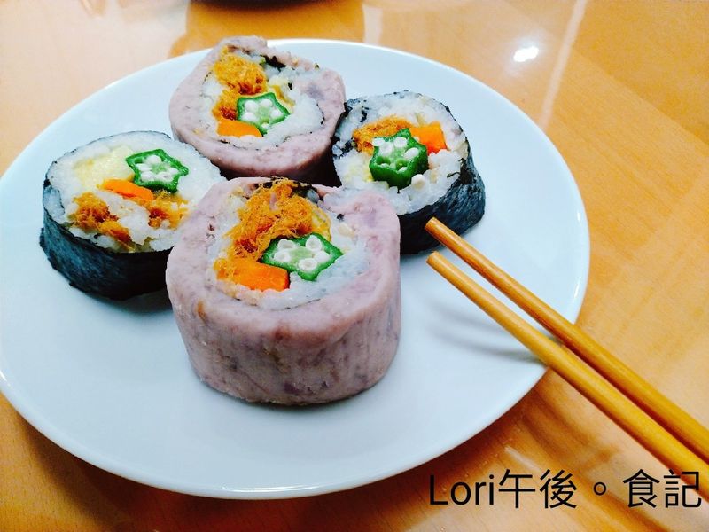芋泥花壽司