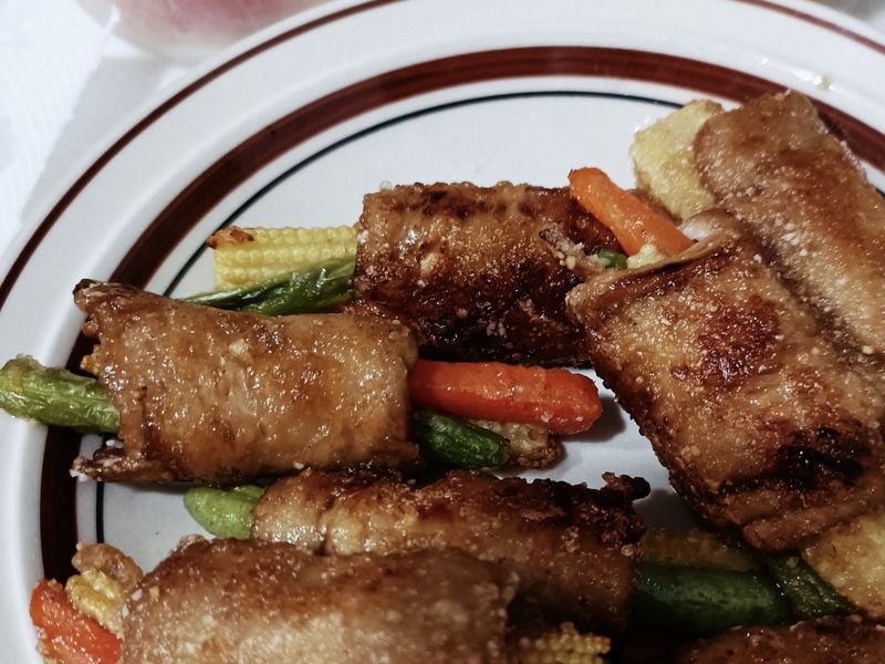 素食燒肉捲