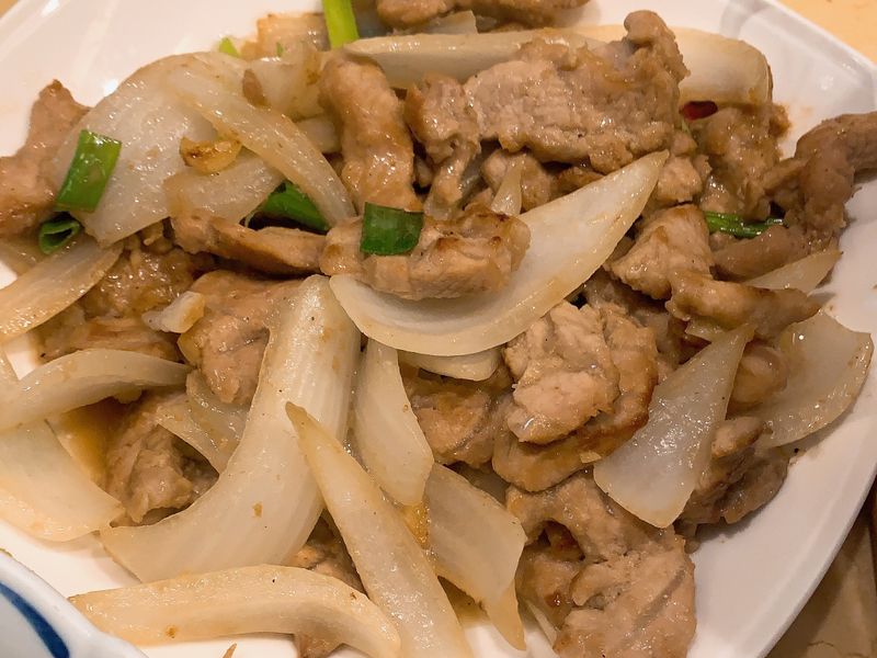 蔥爆肉絲