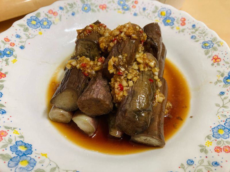 蒜辣涼拌茄子