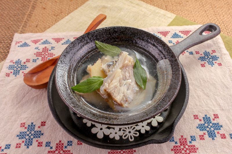 九層塔魚骨湯