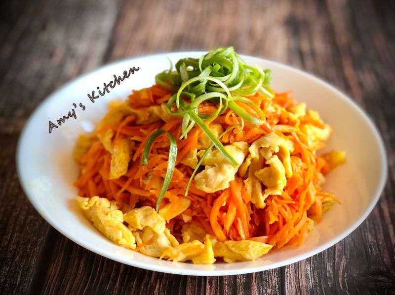 紅蘿蔔炒蛋 （銅板料理）