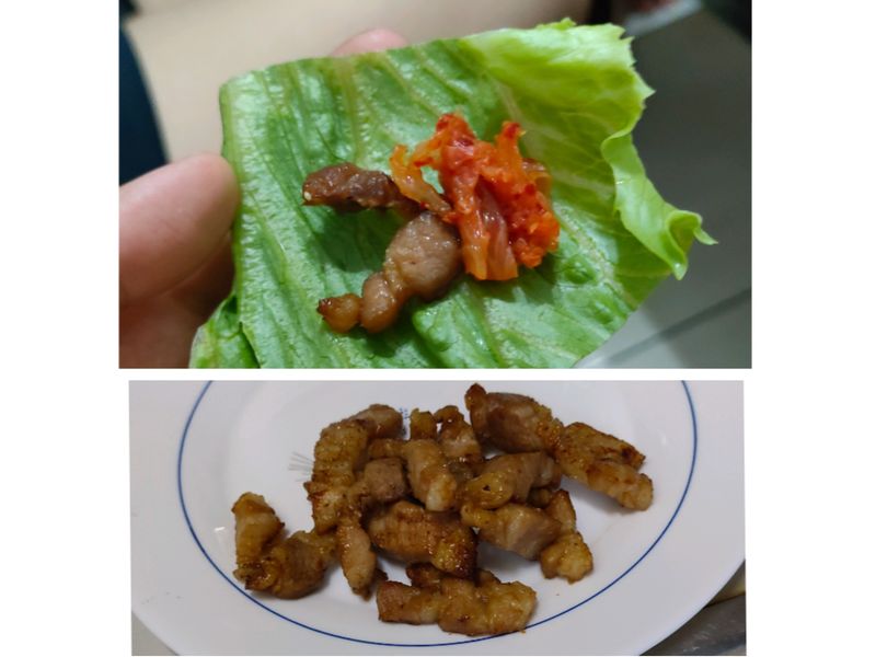 生菜包五花