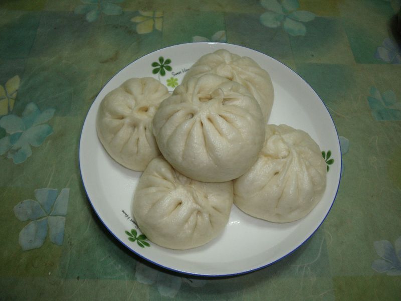 韭菜粉絲包子