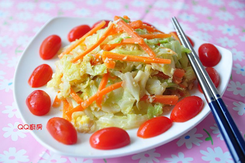 鹹蛋炒高麗菜