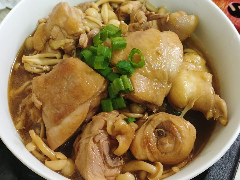 醬油炒雞