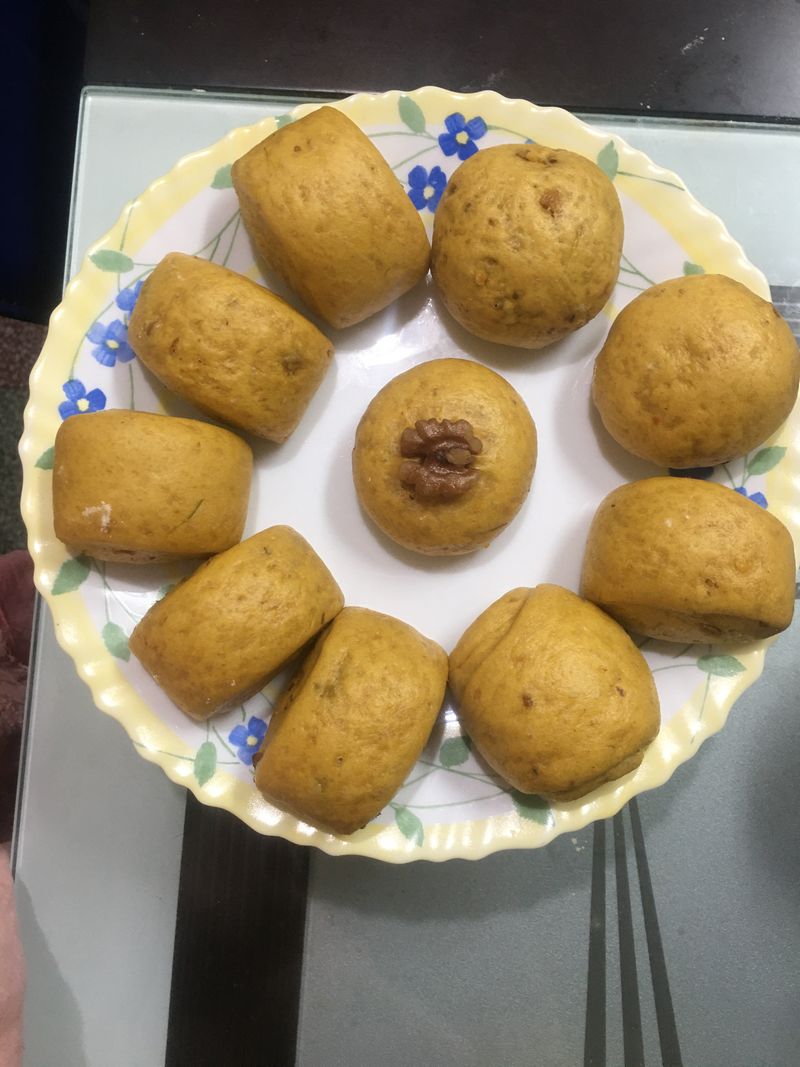 中種南瓜麥香無糖饅頭