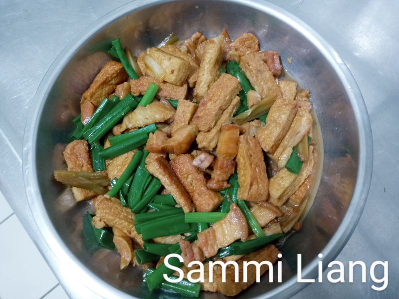 五花肉燒豆腐