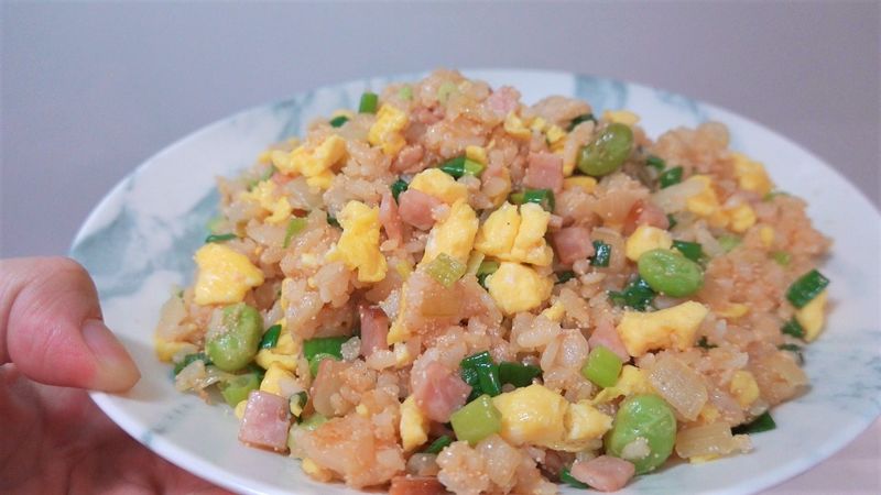 明太子火腿蛋炒飯