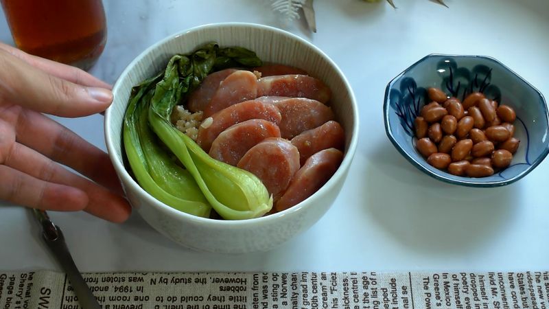 【電鍋料理】港式香腸飯