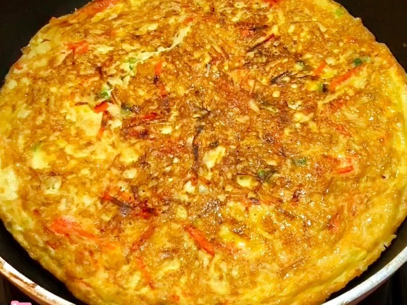 金針菇烘蛋(蛋奶素)