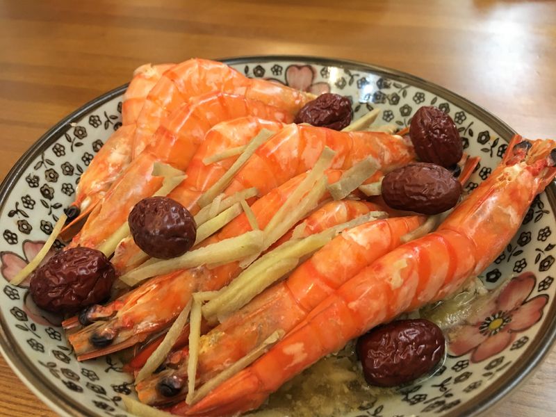 紹興酒蒸蝦