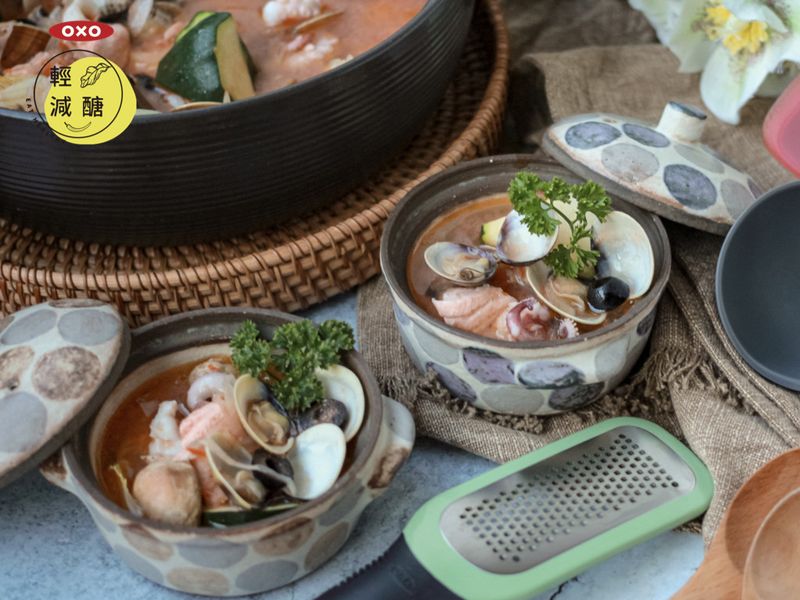 減醣蕃茄風味燉海鮮湯(減脂)