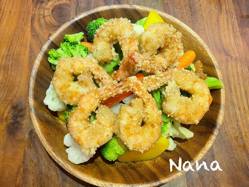炸蝦🍤溫沙拉（5分鐘上菜）