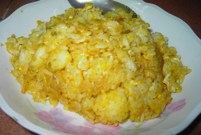 蒜香蛋炒飯